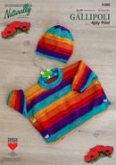 Naturally Pattern Leaflet Gallipoli 4ply Kids/Poncho & Hat