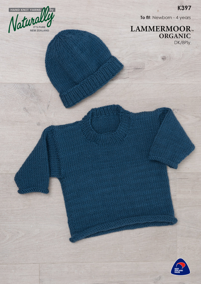 Naturally Pattern Leaflet Lammermoor Kids/Sweater & Hat