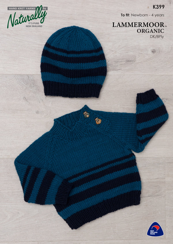 Naturally Pattern Leaflet Lammermoor Kids/Sweater & Hat