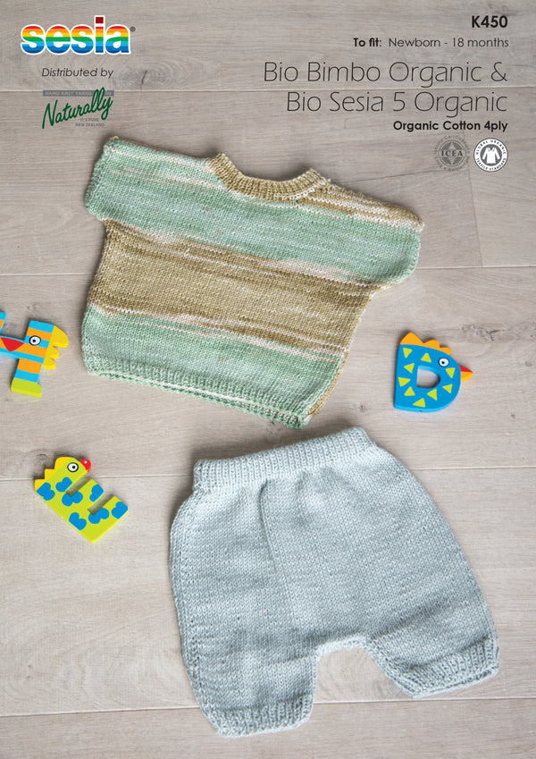 Naturally & Sessia Pattern Leaflet Bio Bimbo 5 Kids/top & Pants