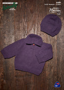 Naturally Pattern Leaflet Baby Haven 4ply Kids/sweater & Hat