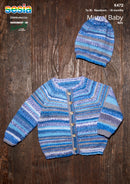 Naturally Pattern Leaflet Sesia Mistral Baby 4Ply Kids/Jacket & Hat