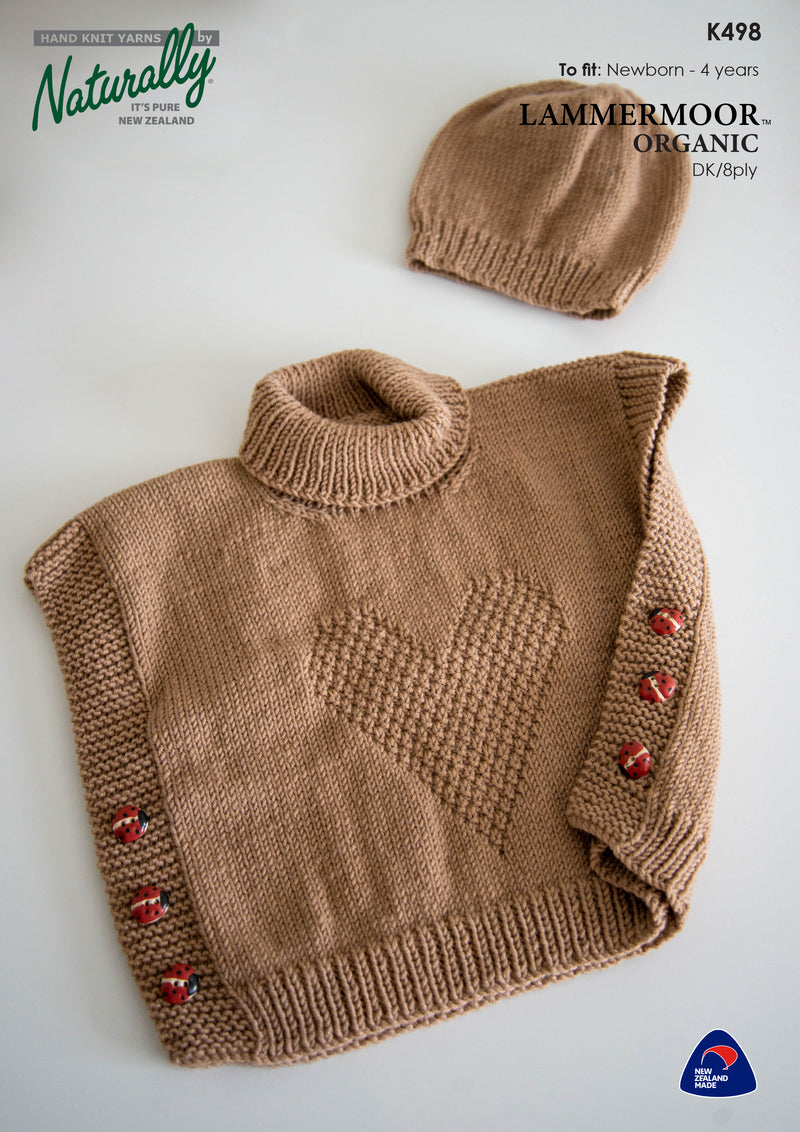 Naturally Pattern Leaflet Lammermoor DK Kids/Poncho