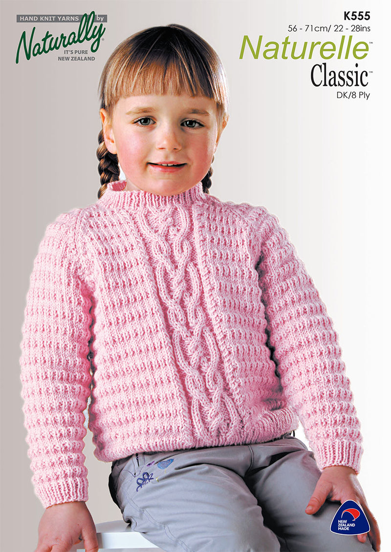 Naturally Pattern Leaflet Kids Connection Kids/Sweater