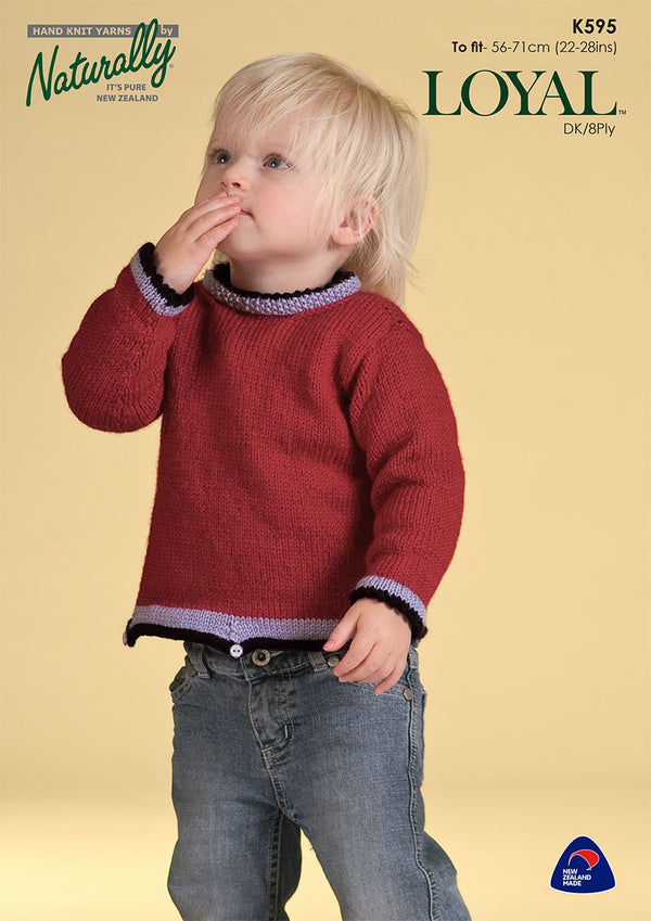 Naturally Pattern Leaflet Kids Connection Kids/Sweater