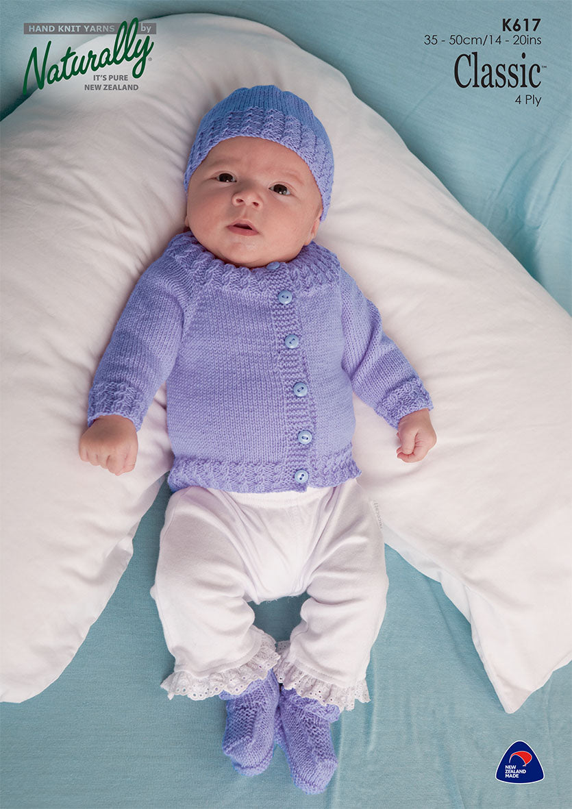 Knitting Pattern K617 - Kids Button Up 22-28