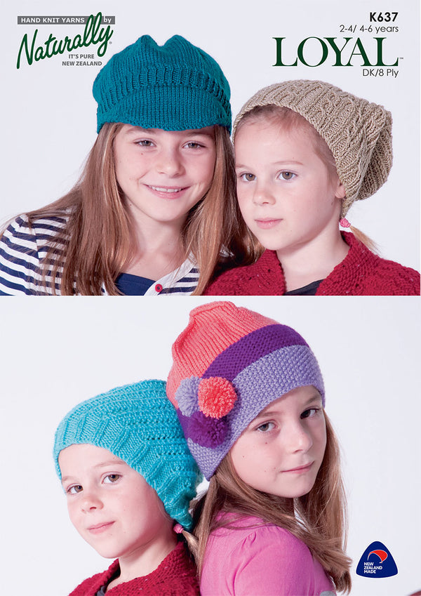 Naturally Pattern Leaflet Kids Connection Kids/Hats