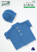 Naturally Pattern Leaflet Loyal 4ply Kids/Vest & Hat
