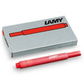 Lamy Ink T10 Cartridges - Pack of 5#Colour_RED
