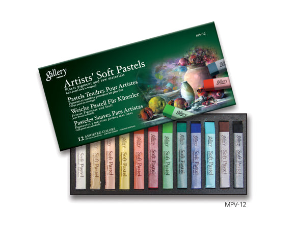 Mungyo Gallery Artists' Soft Pastel Sets#Pack Size_SET OF 12