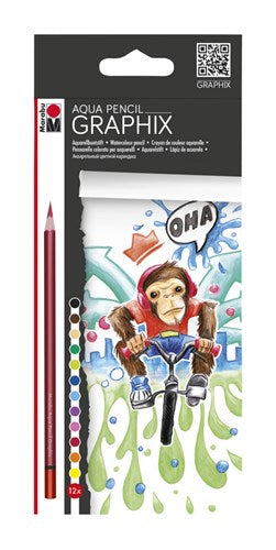 Marabu Aqua Pencil Graphix Funky Monkey