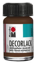 Marabu Decorlack Craft Paint 15ml#colour_medium brown