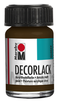 Marabu Decorlack Craft Paint 15ml#colour_dark brown