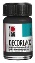 Marabu Decorlack Craft Paint 15ml#colour_black