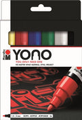 Marabu Yono Acrylic Marker Bullet Set Of 6#Colour_ASSORTED