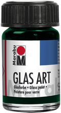 Marabu Glasart Paint 15ml#Colour_DARK GREEN