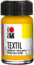 Marabu Textil Fabric Craft Paint 15ml#Colour_MEDIUM YELLOW