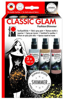 Marabu Fashion Shimmer Sprays Classic Glam Set of 3