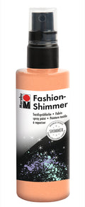 Marabu Fashion Shimmer Water Based Sparkling Fabric Spray Craft Paint 100ml#colour_APRICOT