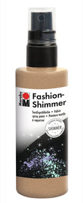 Marabu Fashion Shimmer Water Based Sparkling Fabric Spray Craft Paint 100ml#colour_GOLD