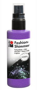 Marabu Fashion Shimmer Water Based Sparkling Fabric Spray Craft Paint 100ml#colour_LILAC