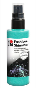 Marabu Fashion Shimmer Water Based Sparkling Fabric Spray Craft Paint 100ml#colour_AQUAMARINE