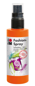 Marabu Fashion Spray Water Based Fabric Craft Paint 100ml#colour_RED ORANGE