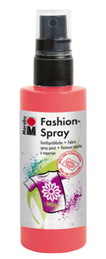 Marabu Fashion Spray Water Based Fabric Craft Paint 100ml#colour_FLAMINGO