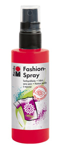 Marabu Fashion Spray Water Based Fabric Craft Paint 100ml#colour_RED