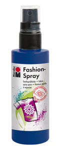Marabu Fashion Spray Water Based Fabric Craft Paint 100ml#colour_MIDNIGHT BLUE