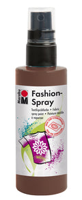 Marabu Fashion Spray Water Based Fabric Craft Paint 100ml#colour_COCOA