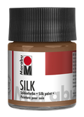 Marabu Silk Fabric Craft Paint 50ml#Colour_MEDIUM BROWN