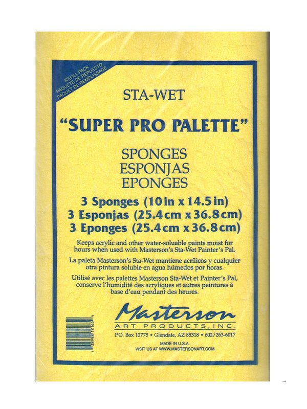 Masterson Superpro Sponge Refill Pack Of 3