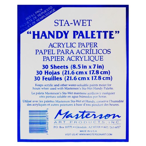 Masterson Palette Paper Refill 8.5x7 Inch