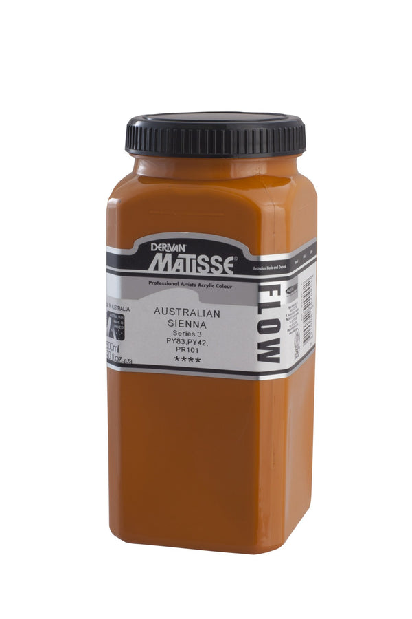 Derivan Matisse Flow Paint 500ml#colour_australian sienna (S3)