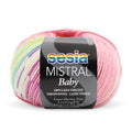 Sesia Mistral Baby Print Yarn 4ply#Colour_PINK STORY (444)