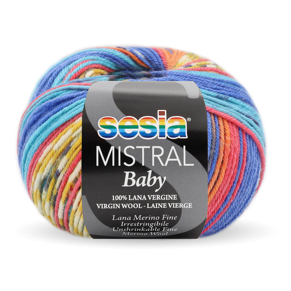 Sesia Mistral Baby Print Yarn 4ply#Colour_KALEIDOSCOPE (65)