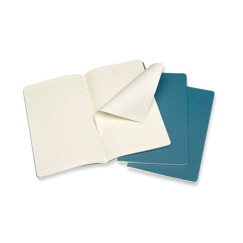 moleskine cahier journals large ruled - pack of 3