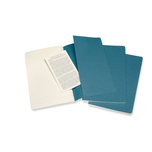 moleskine cahier journals large ruled - pack of 3