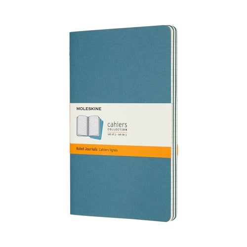 moleskine cahier journals large ruled - pack of 3