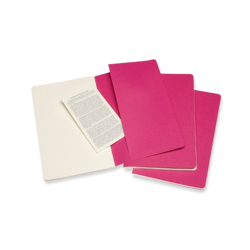 moleskine cahier journals large plain - pack of 3