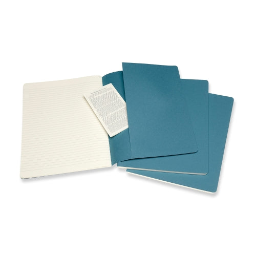 moleskine cahier journals xtra large ruled - pack of 3