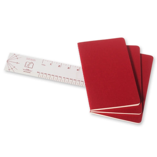 moleskine cahier journals large ruled - pack of 3