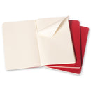 moleskine cahier journals large plain - pack of 3