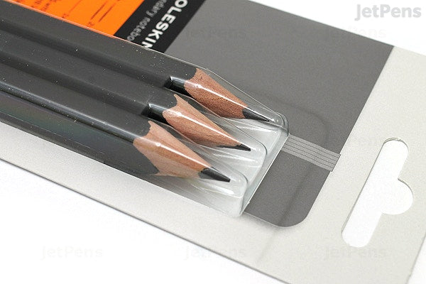 Moleskine Matte Black Pencils - Set Of 3