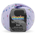 Sesia Mistral Kid Yarn 4ply#Colour_LAVENDER WITH BRIGHT DOTS (1014)