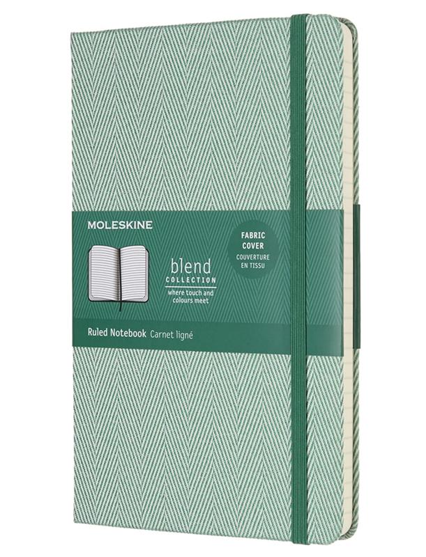 moleskine limited notebook blend 17 large ruled green