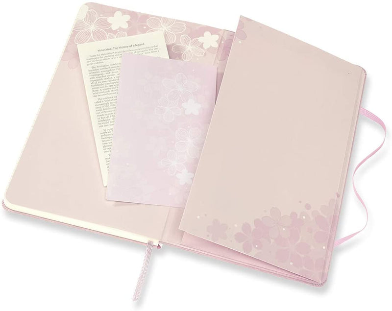moleskine limited notebook sakura large ruled dark pink