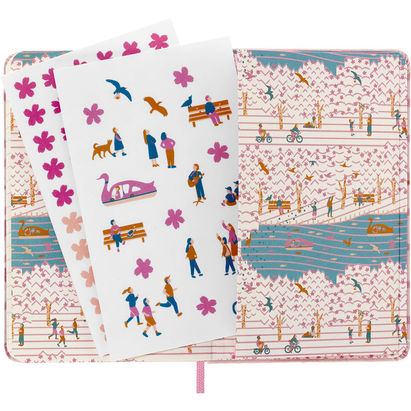 Moleskine Limited Collection Notebook Sakura Pocket Ruled Couple