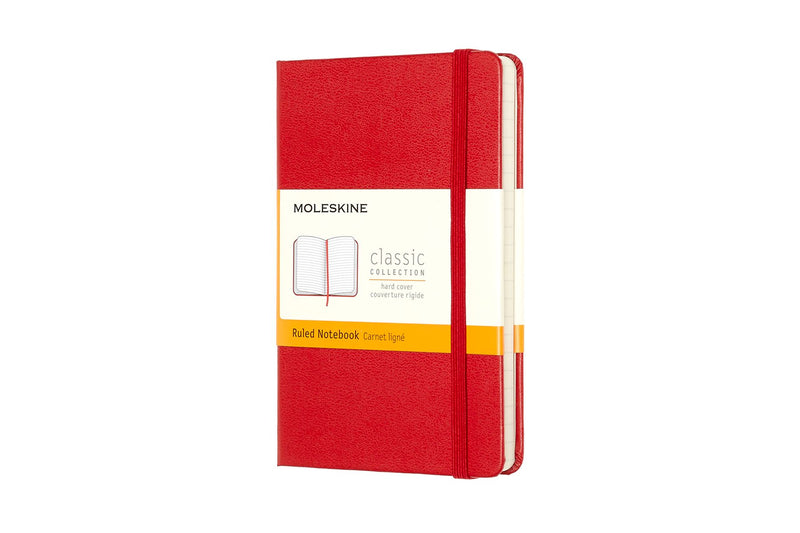 moleskine notebook pocket ruled hard